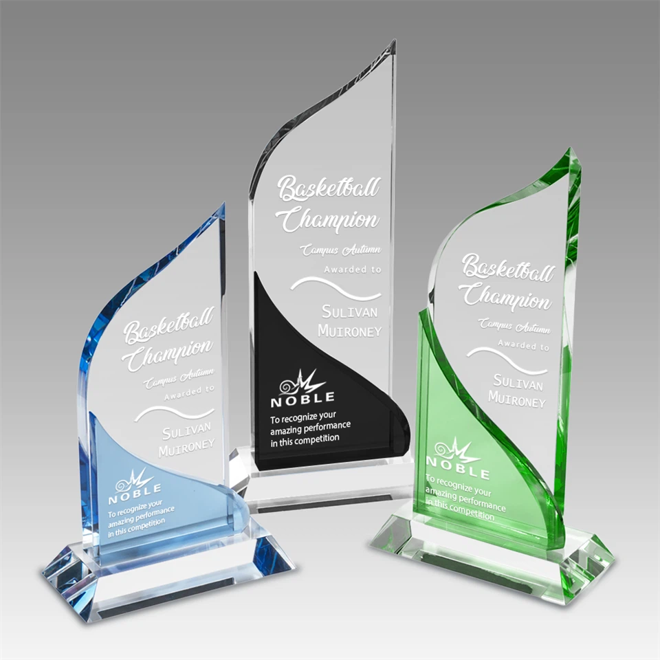 Optical Crystal Tower Plaque Awards best