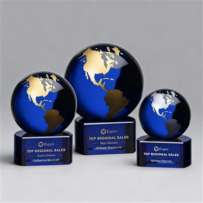 Blu Kristal Globe Awod