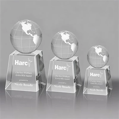 Crystal Globe Award wantaim Trapezoid Bes