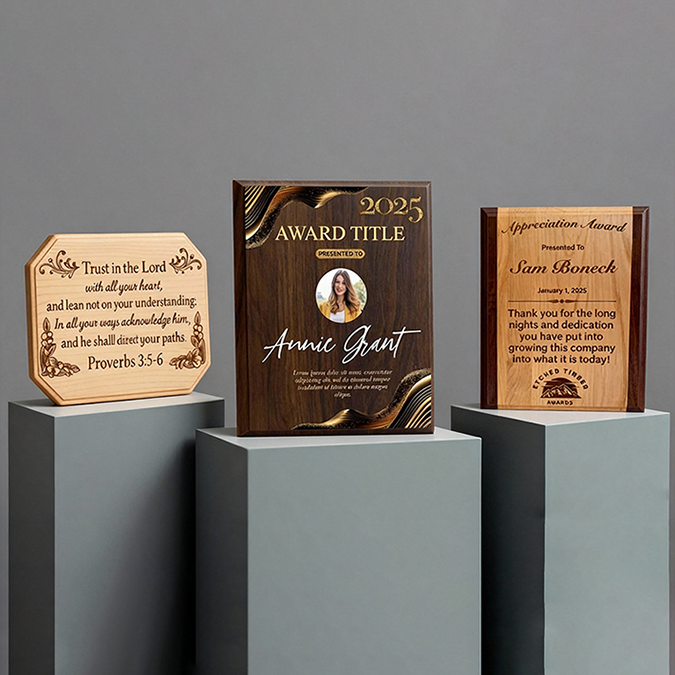 Solid Wood Plaque high quality